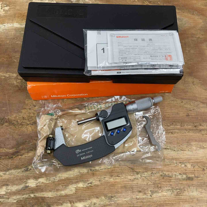 ▼ミツトヨ クーラントプルーフマイクロメーター 293-241-30 MDC-50PX デジタルマイクロメータ【柏店】