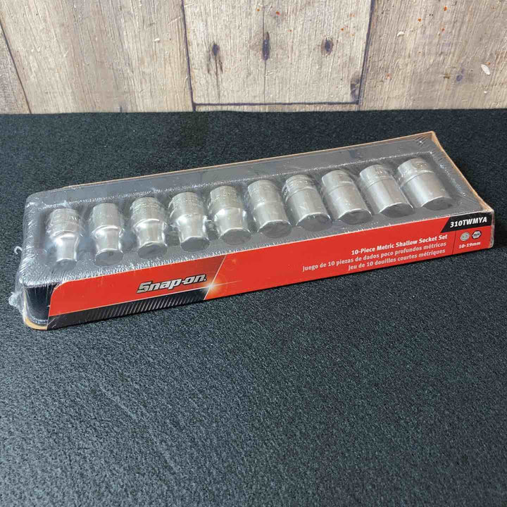 【未使用(店頭展示品)】スナップオン(Snap-on) 1/2" ソケットセット ショート 6ポイント ミリサイズ 310TWMYA【東大和店】