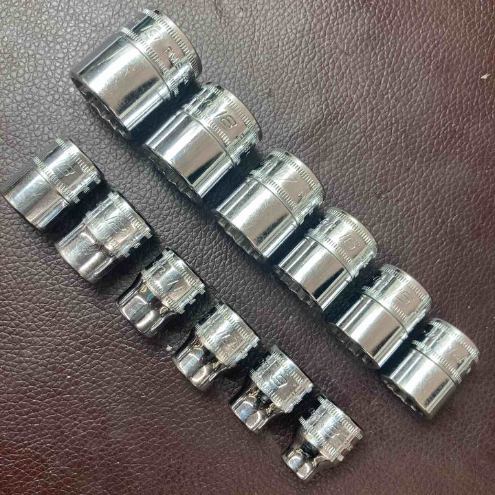 【中古品】 スナップオン(Snap-on) シャローソケット 12個セット FM8～FM19 【東大和店】