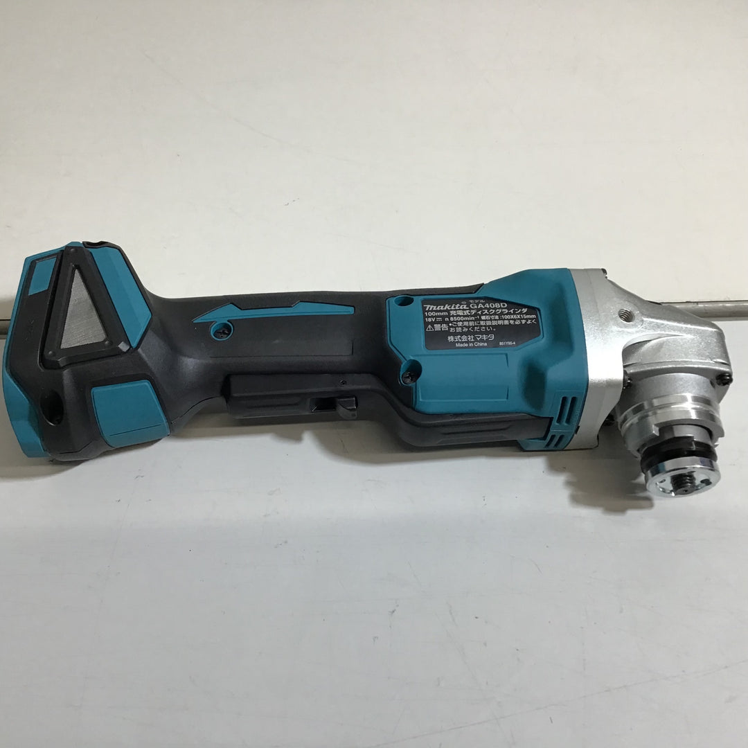 【未使用品】★送料無料★マキタ makita 100mm 18V コードレスディスクグラインダ GA408DRGX【戸田店】