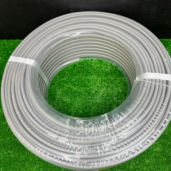 【未使用】 協和電線工業 Fケーブル VVF 3×2.0mm 灰色 100m巻 黒白緑【電材館越谷店】