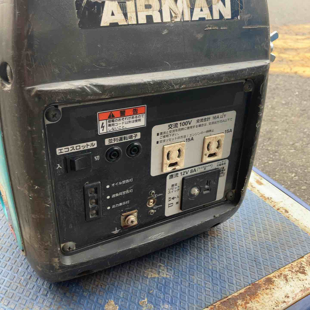 【中古品】 北越工業/AIRMAN インバーター発電機・HP1600SV 【桶川店】