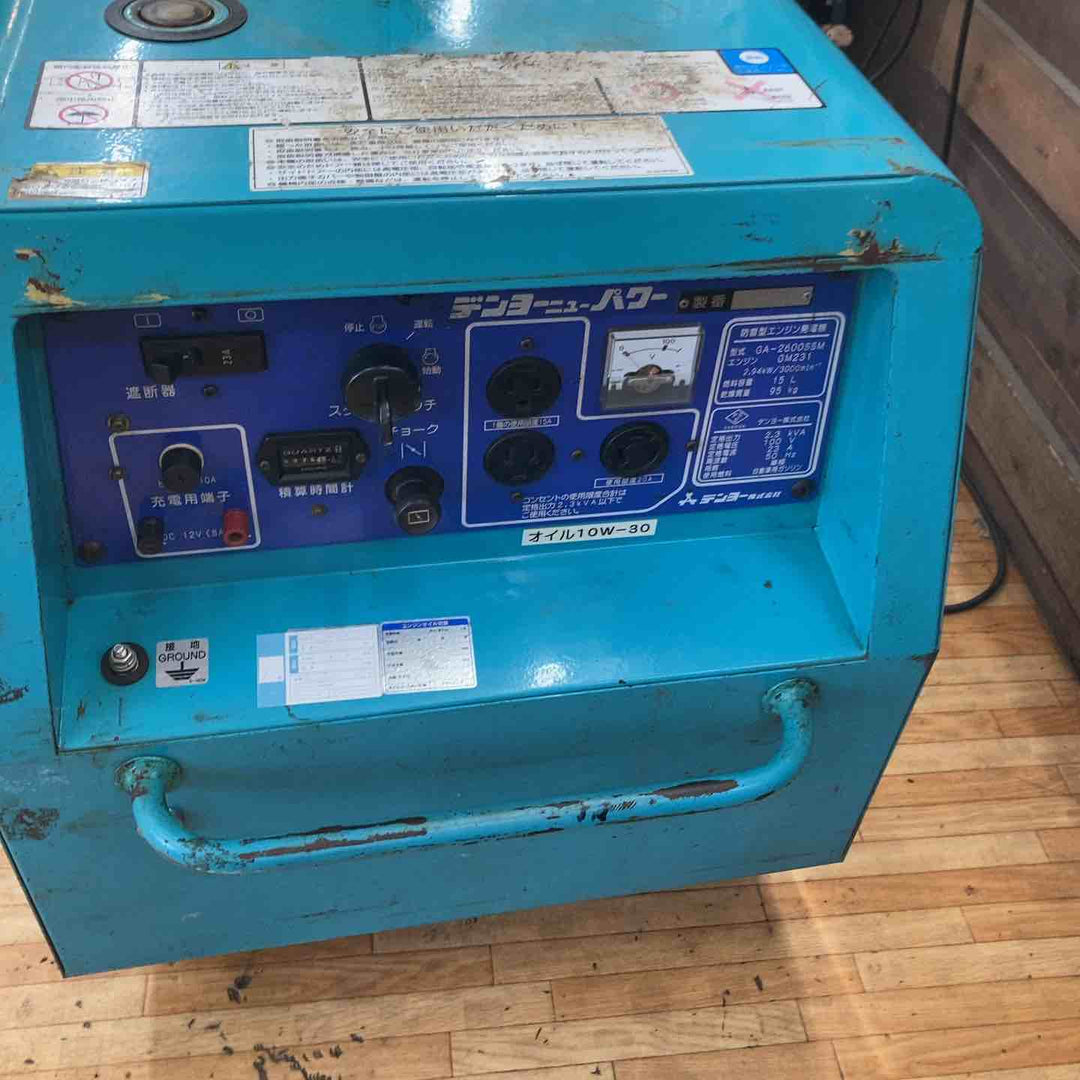 【店頭受取り限定】◇デンヨー(Denyo)  防音型 ガソリン発電機 GA-2600SSM【柏店】