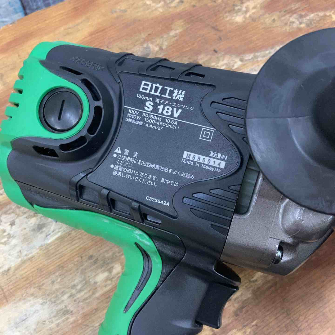 ◇ハイコーキ(HIKOKI ※旧:日立工機) 電子ディスクサンダ S18V【柏店】