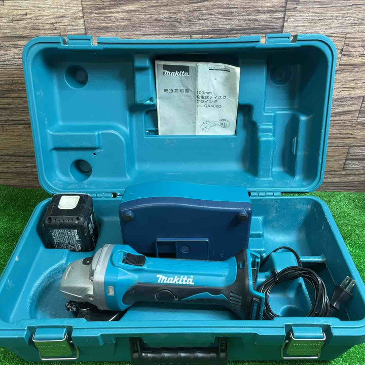 マキタ(makita) 100mmコードレスディスクグラインダー GA400DRF【桶川店】