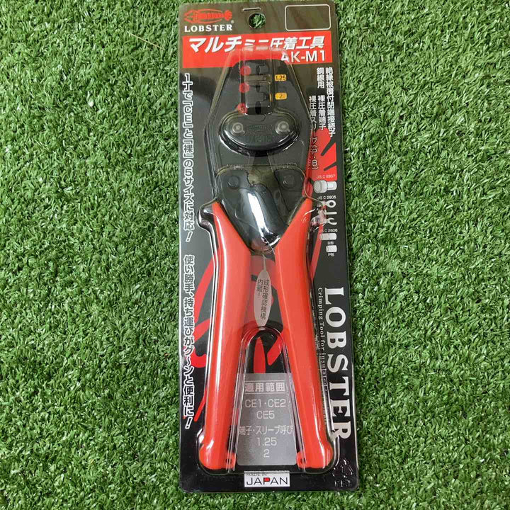 ◇LOBSTER　 JEFCOM マルチミニ圧着工具/電工ナイフ折りたたみ式 計2点セット【川崎店】