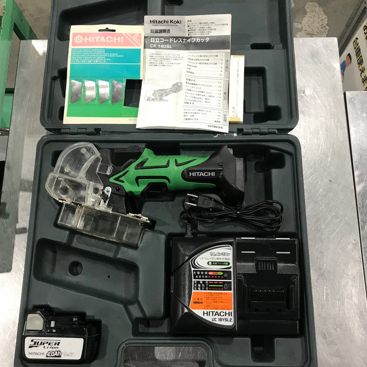 ○ハイコーキ(HIKOKI ※旧:日立工機)  14.4Vコードレスナイフカッタ CK14DSL(LSCK)【川口店】
