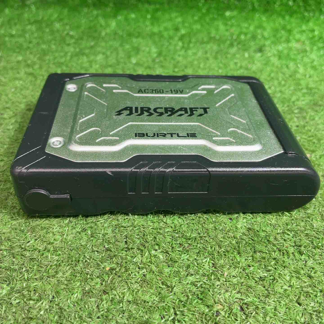 ◇バートル (BURTLE) エアークラフト 19Vリチウムイオンバッテリー ブラック AC360 35 F AC360-19V  空調服用【藤沢店】