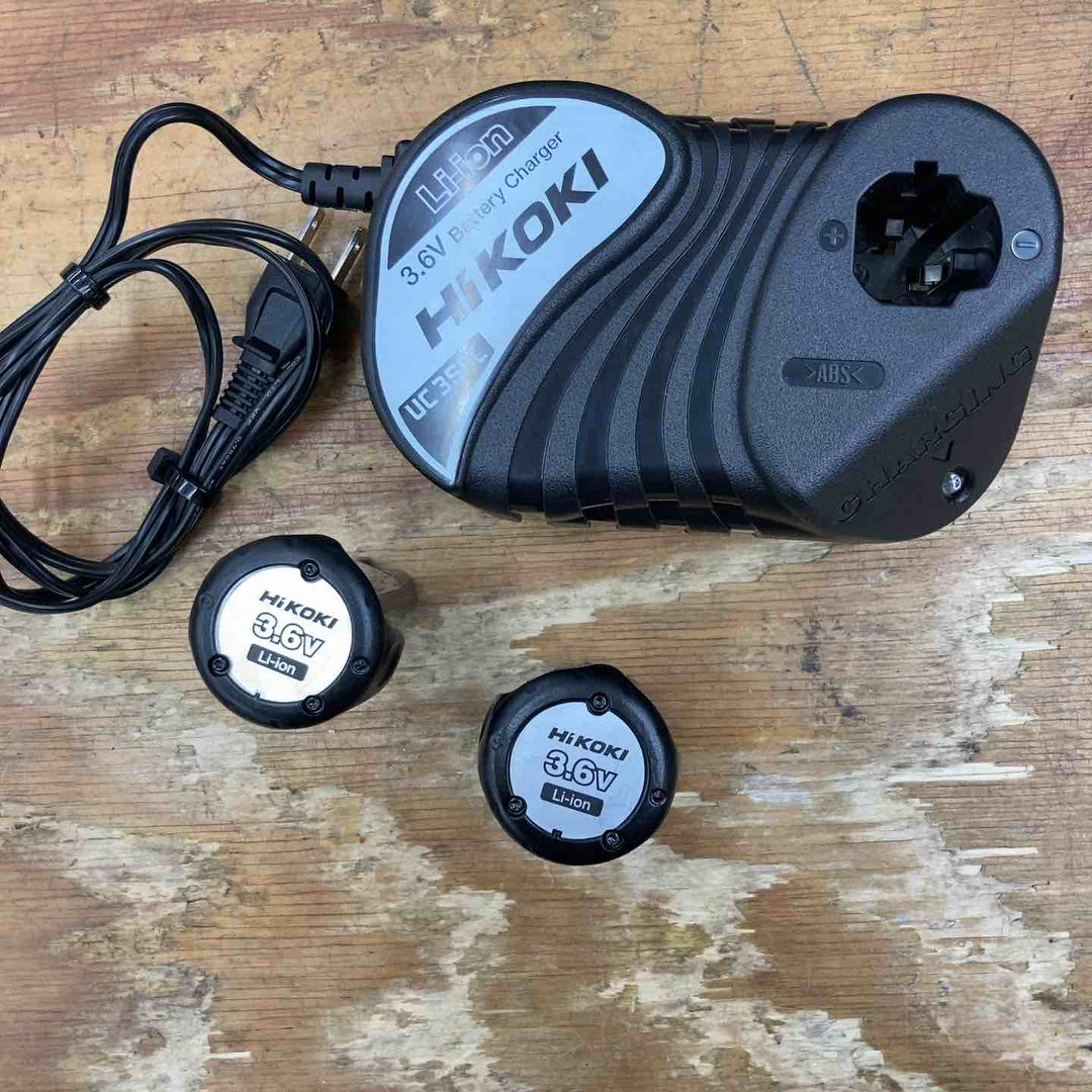 【中古品】◇ハイコーキ(HIKOKI ※旧:日立工機)  3.6V コードレスペンドライバドリル  DB3DL2(2LCSK) セット【柏店】