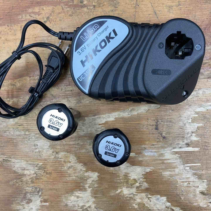 【中古品】◇ハイコーキ(HIKOKI ※旧:日立工機)  3.6V コードレスペンドライバドリル  DB3DL2(2LCSK) セット【柏店】