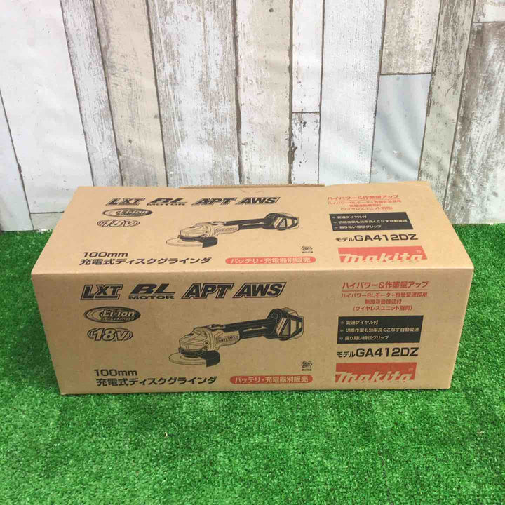 ★マキタ(makita) 100mmコードレスディスクグラインダ GA412DZ【町田店】