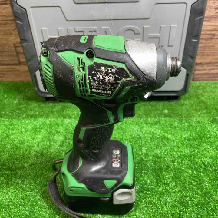 ハイコーキ(※旧:日立工機) コードレスインパクトドライバー WH14DDL(2LSCK)(L)【桶川店】