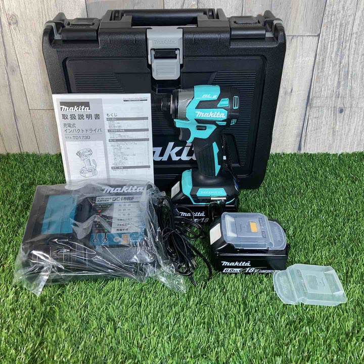 ★マキタ(makita) 18Vコードレスインパクトドライバ TD173DGXTB ターコイズブルー 限定色【戸田店】