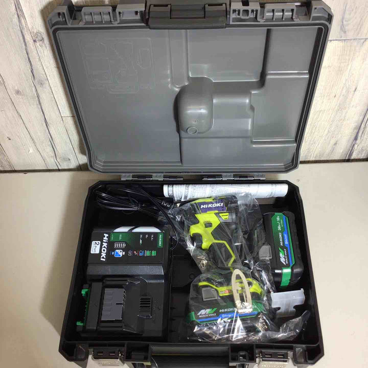 ★ハイコーキ(HIKOKI ※旧:日立工機) コードレスインパクトドライバ スパイダーイエロー WH36DD(2XHYSZ)【戸田店】