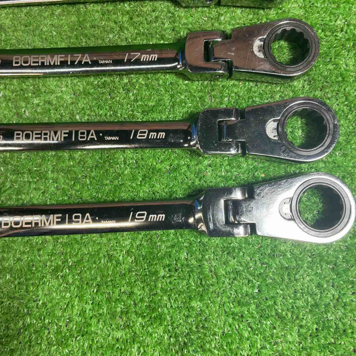 【中古品】Blue Point ブルーポイント BOERMF712A メガネラチェット セット　8mm-19mm【藤沢店】