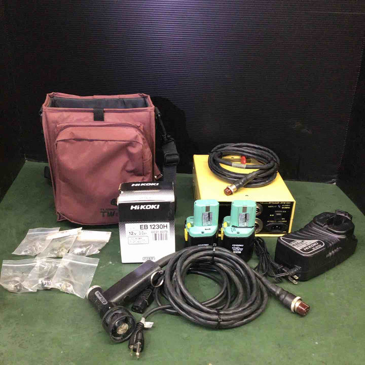 【中古品】 ATW-02Ⅱ タイルメントATウェルダー 通電確認 バッテリー3個 溶接機 【戸田店】