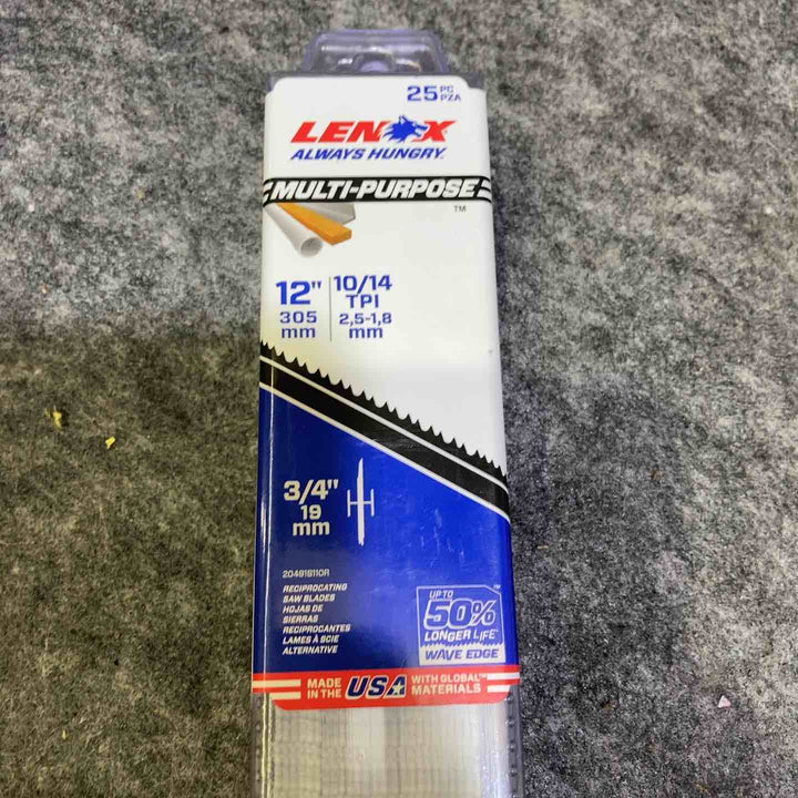 3箱セット レノックス(LENOX) 20491B110R セーバーソーブレード (25枚入) 300mm【桶川店】