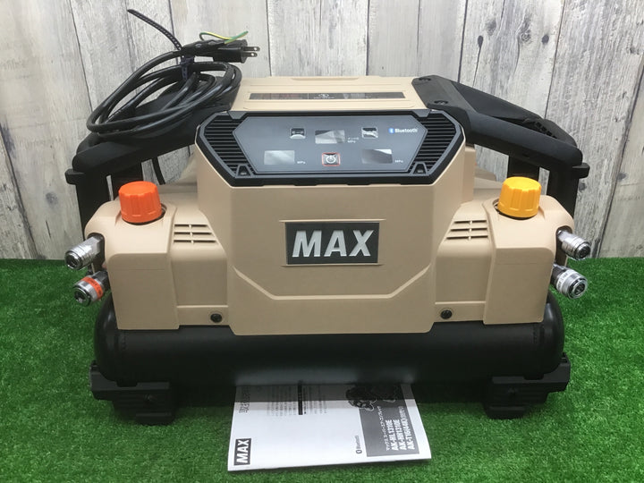 ★マックス(MAX) 高圧常圧兼用エアコンプレッサー AK-HL1310E_サンドベージュ【富山店】◇ﾚｼﾞ