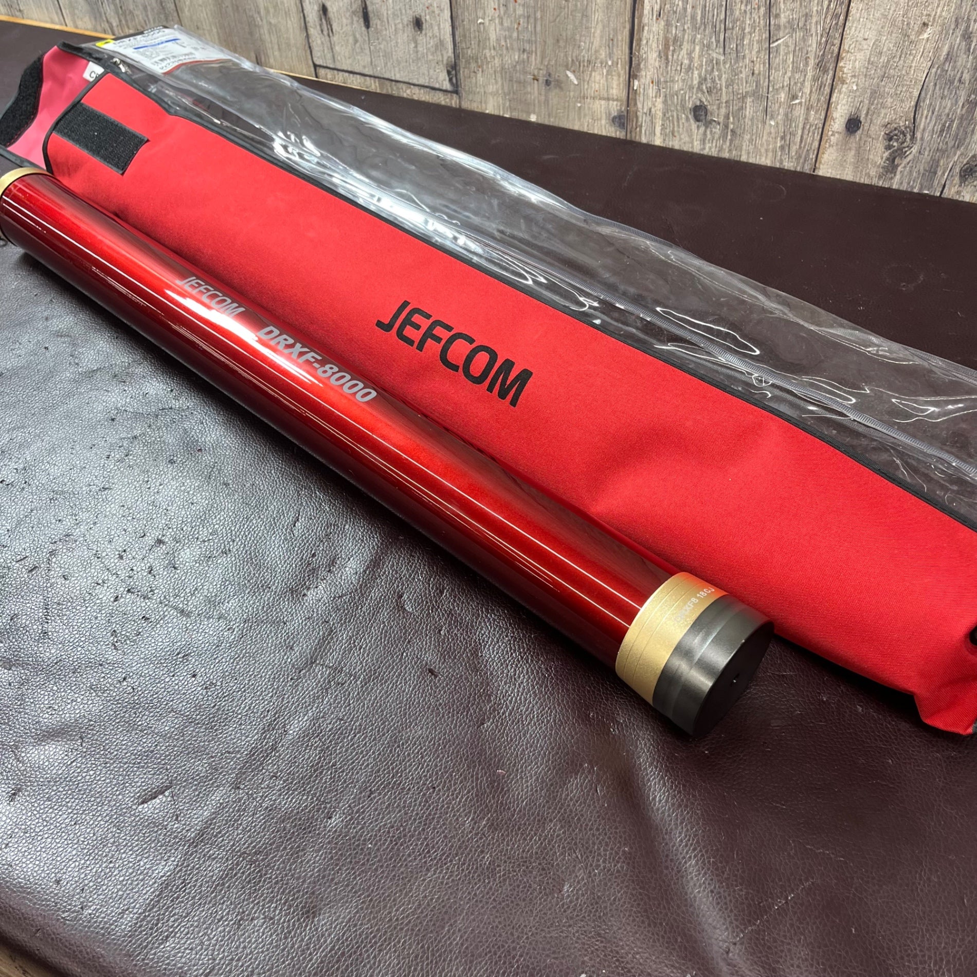 美品 DENSAN ブラックフィッシャー (レッド) DRF-10000L JEFCOM