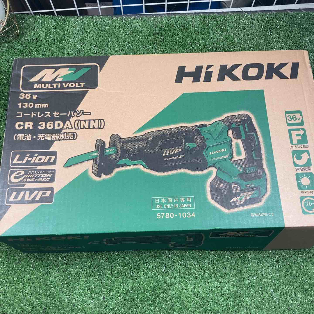 ハイコーキ(HIKOKI ※旧:日立工機) コードレスセーバーソー CR36DA(NN)【川崎店】