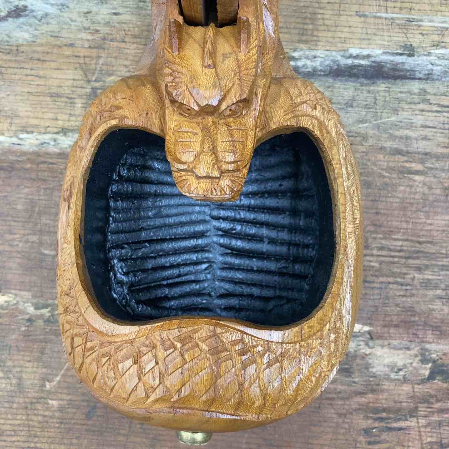 ◇墨壺 墨つぼ 在銘 坪定作 龍彫り ハンドル無し【柏店】 – アクト