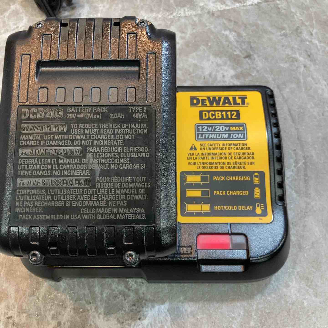 【中古品 美品】◇デウォルト DEWALT コードレスインパクトドライバ DCF887N 充電器 バッテリー2個付【八潮店】