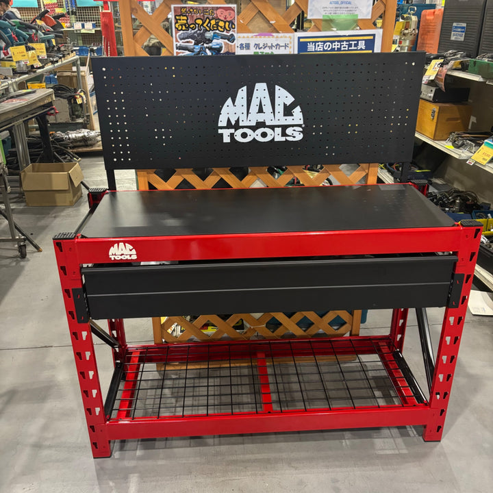 【店頭受取り限定】マックツール(MACTOOLS)ペグボード付きワークベンチラック【町田店】