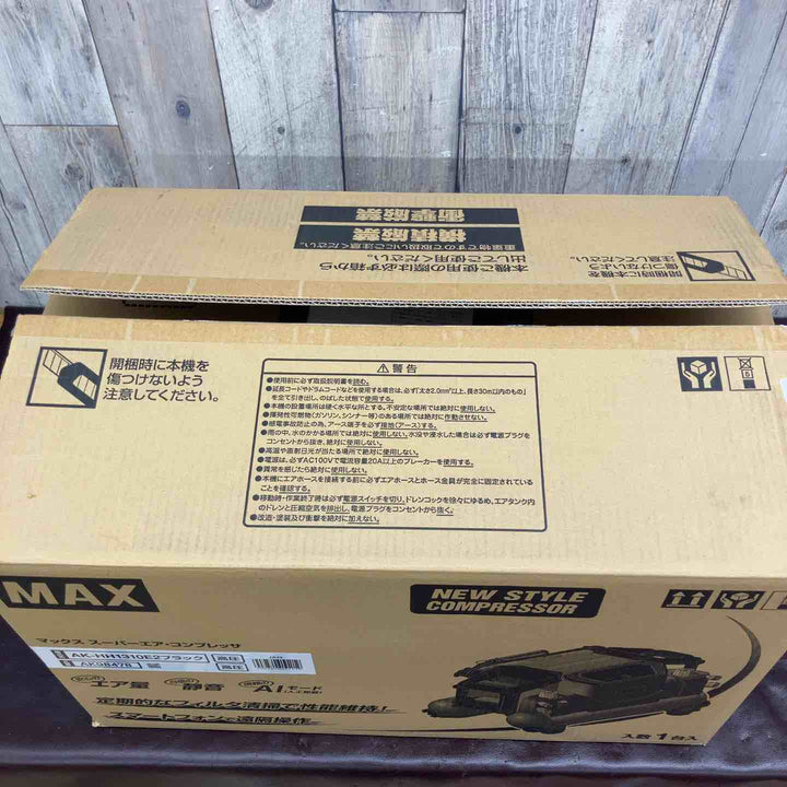 【未使用(店頭展示品)】 マックス(MAX) 高圧専用エアコンプレッサー AK-HH1310E2_ブラック 【東大和店】