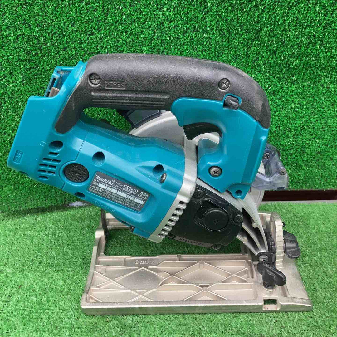 ★マキタ(makita) コードレス防じん丸のこ KS521DZ 防塵カバーキャップ欠品 14.4V3.0Ahバッテリー専用モデル【桶川店】