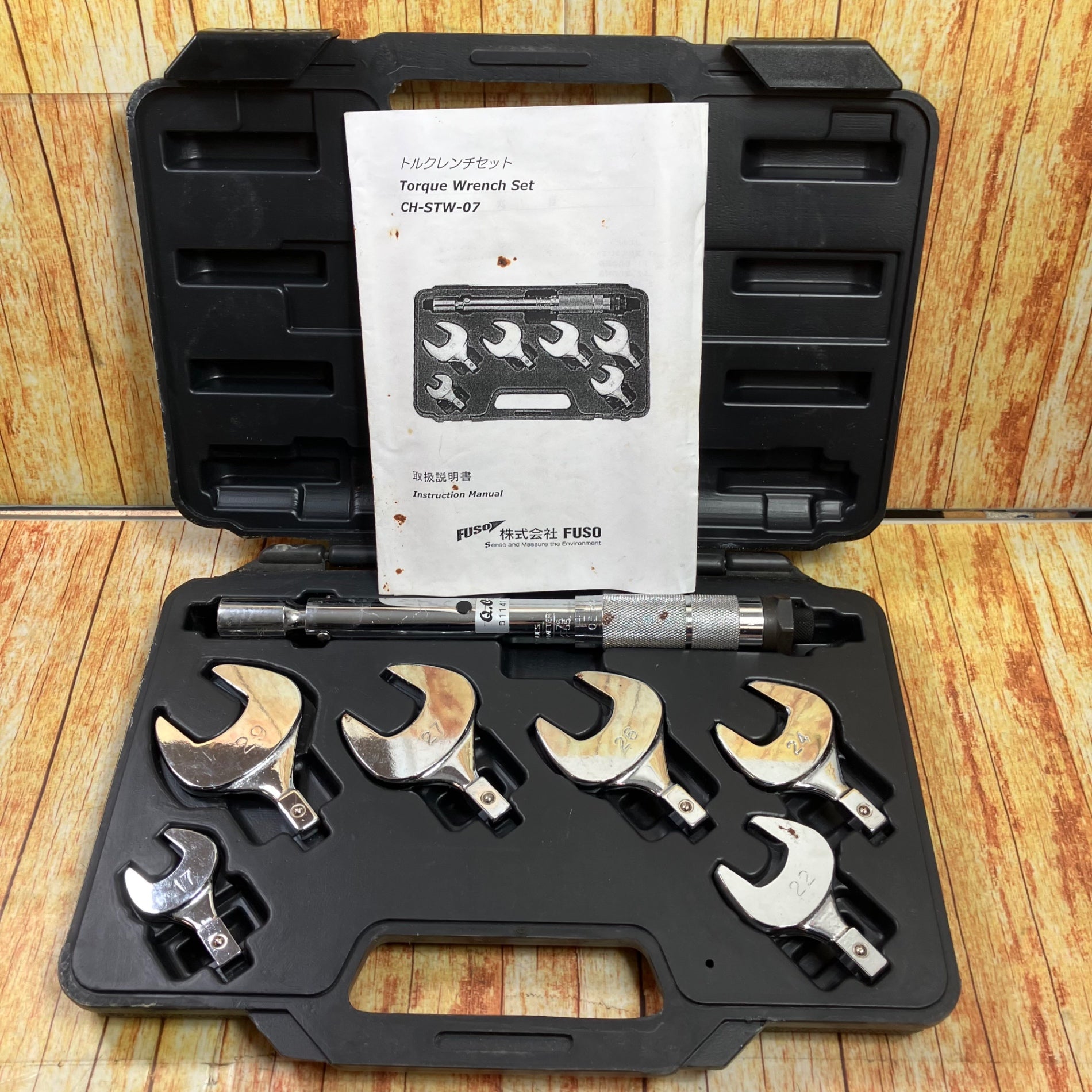 FUSO ヘッド交換式トルクレンチセット CH-STW-07【川崎店 FUSO ヘッド交換式トルクレンチセット CH-STW-07【川崎店
