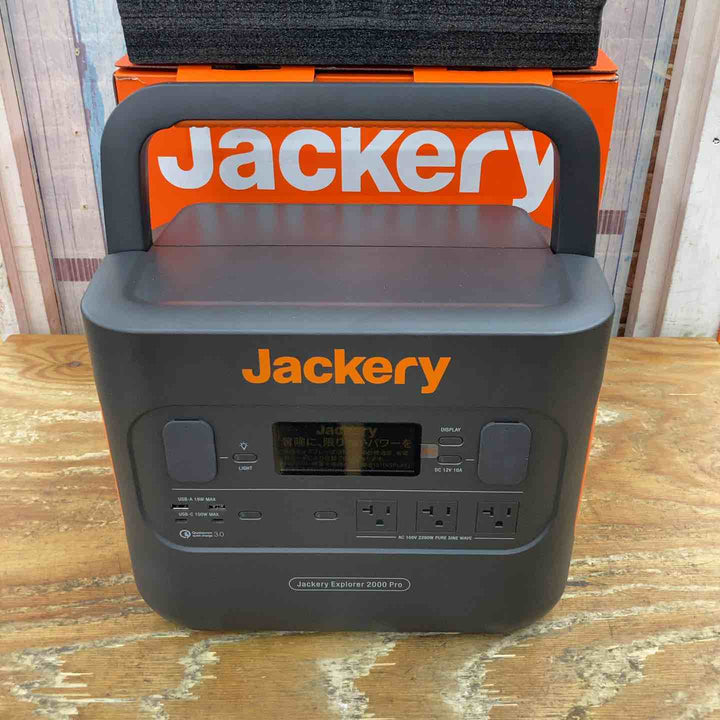 ▼Jackery ジャクリ ポータブル電源 2000 PRO JE-2000A【柏店】