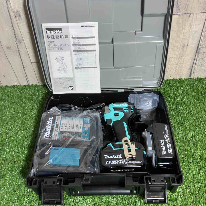 ★マキタ(makita) 18Vコードレスインパクトドライバ TD173DGXTB ターコイズブルー【戸田店】