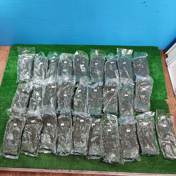 軍手 緑色 28個 【岩槻店】