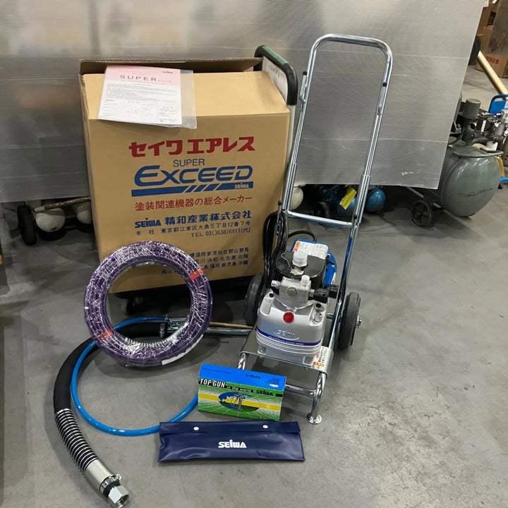 【店頭受取り限定】精和産業 エアレス塗装器 スーパー60L Cセット【町田店】