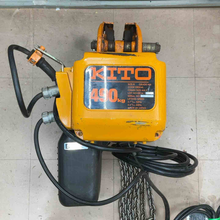 【店頭受取り限定】KITO キトー 電動チェーンブロック トロリ 2ton ER1A TS2【草加店】
