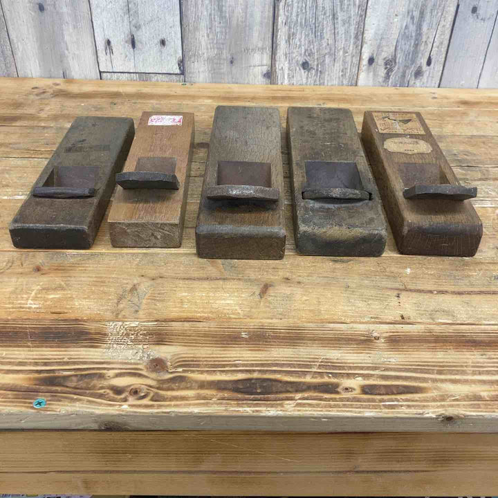 【中古品】 寛近、正宗、ミキライト、秀光、千代之助、鉋5個セット 鉋 かんな カンナ 和工具 大工道具 鑿 のみ 鋸 のこ 【東大和店】