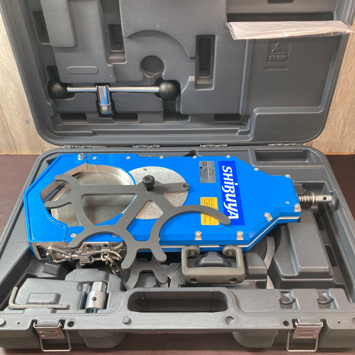 【中古美品】シブヤ(SHIBUYA) ポリエチレン管用垂直切りカッター  PE-150 Φ50～150【東大和店】