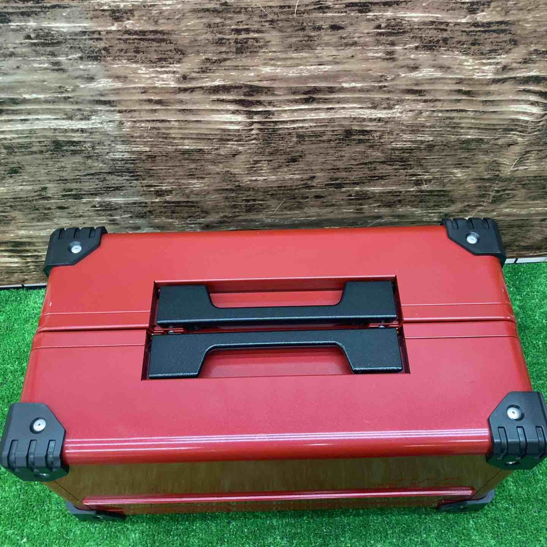 KTC スチール製工具箱 両開きメタルケース 間口440×奥行233×高さ230mm EK-10AR3【【川越店】