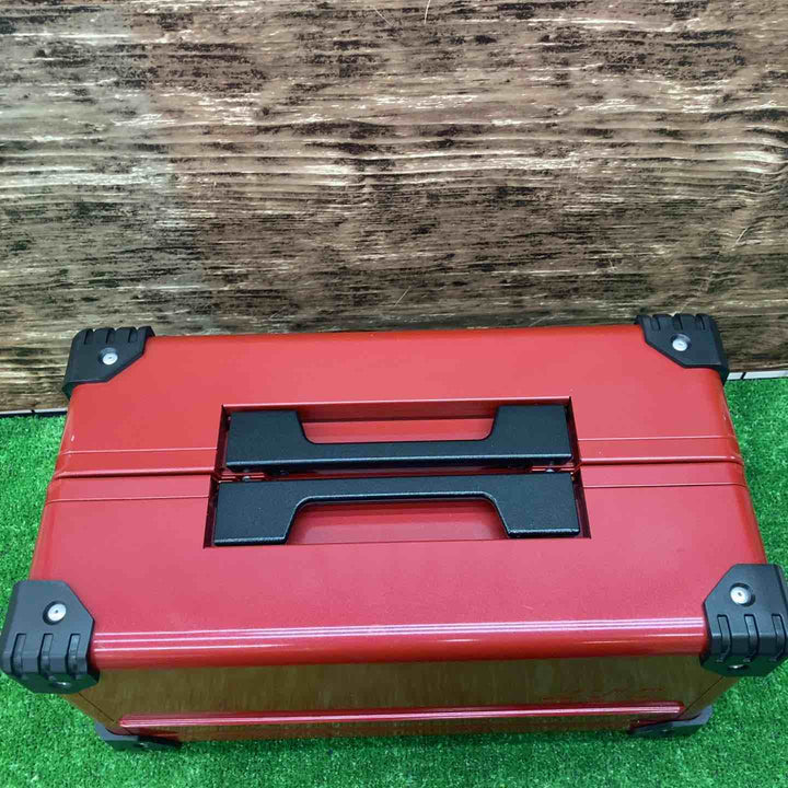 KTC スチール製工具箱 両開きメタルケース 間口440×奥行233×高さ230mm EK-10AR3【【川越店】