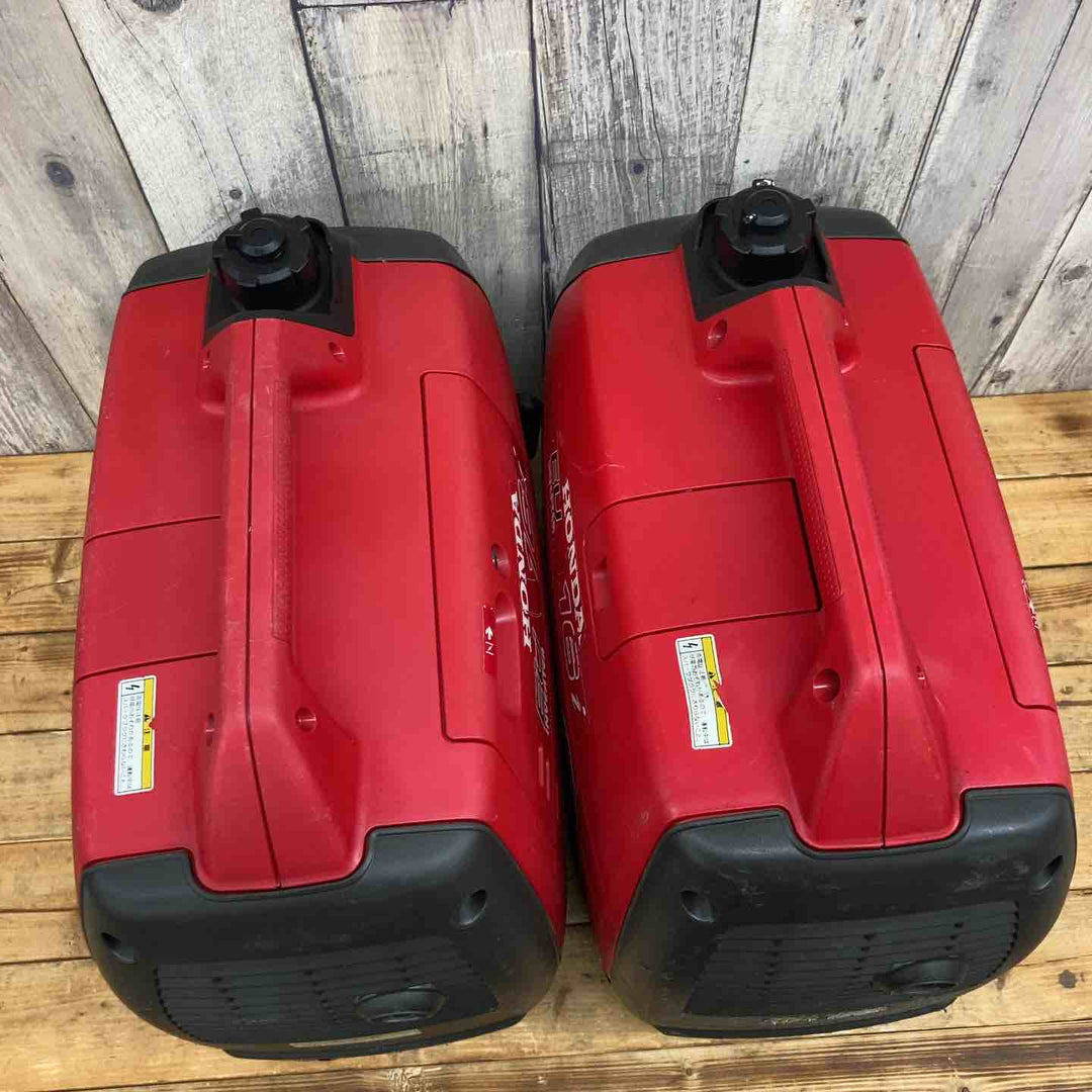 【中古品／店頭受取り限定】ホンダ(HONDA) インバーター発電機 EU16i 2個セット【東大和店】