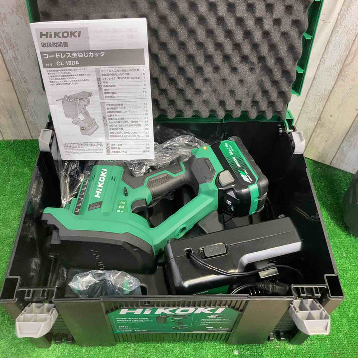 ハイコーキ(HIKOKI) 18Vコードレス全ネジカッタ CL18DA(XPZ)【町田店】
