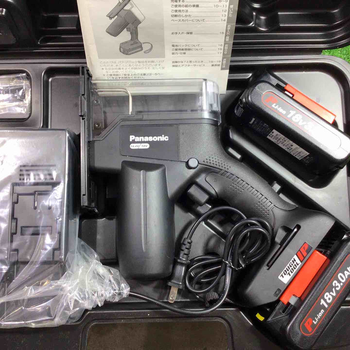 ★パナソニック(Panasonic) コードレス角穴カッター EZ45A3PN2G-B【川口店】