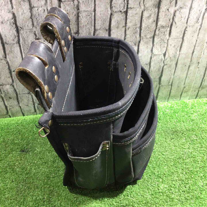 KNICKS ニックス 総ナメ革(？)使用3段腰袋 チェーンタイプ KBB-301DDX 【川口店】