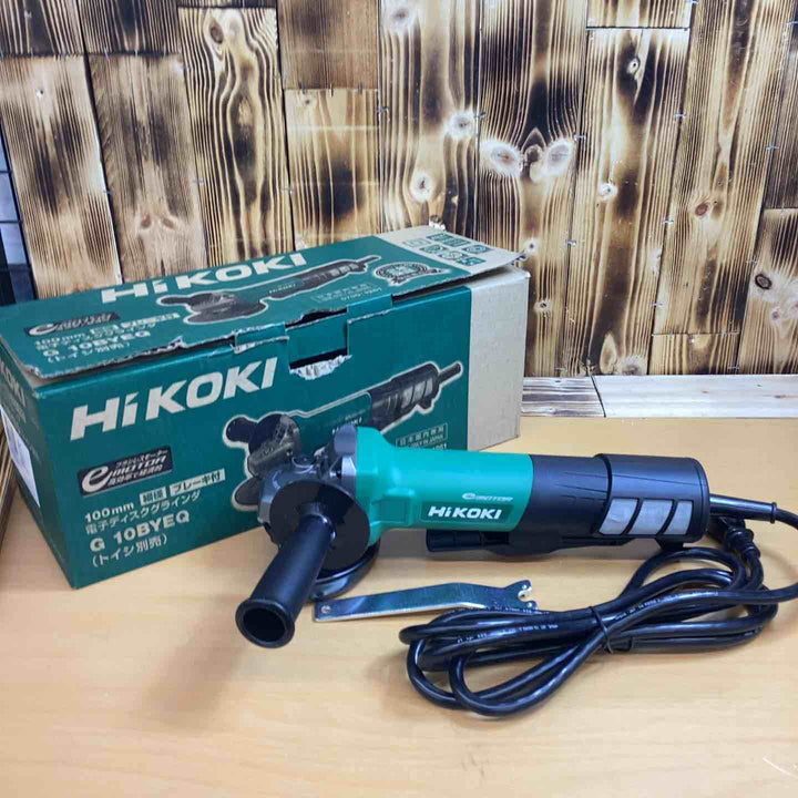 ◇HiKOKI(ハイコーキ) ブレーキ付き電子ディスクグラインダ 100V仕様 G10BYEQ【越谷店】
