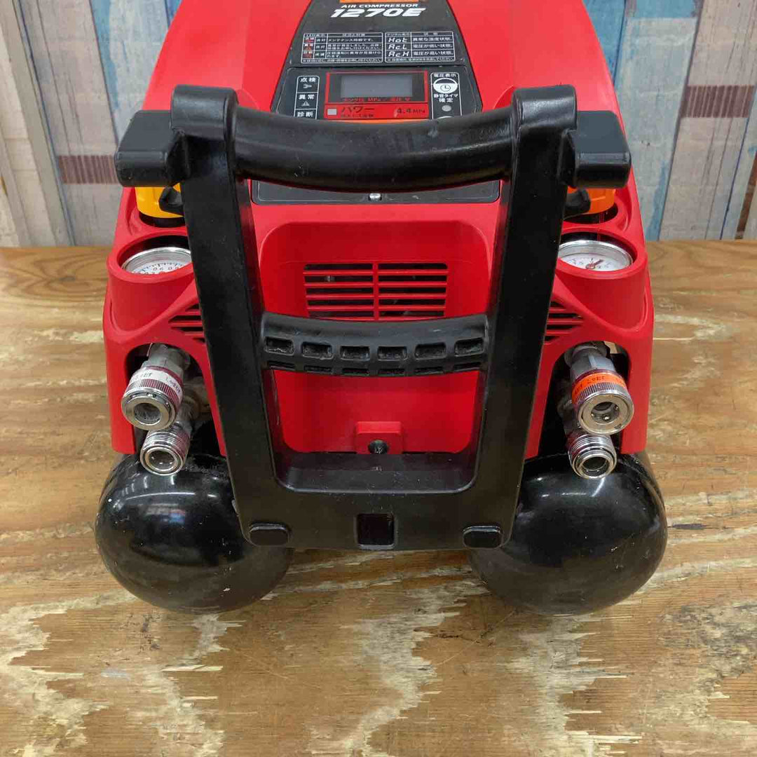 【中古品】★マックス(MAX) エアコンプレッサー AK-HL1270E_レッド 常高圧 11L【柏店】