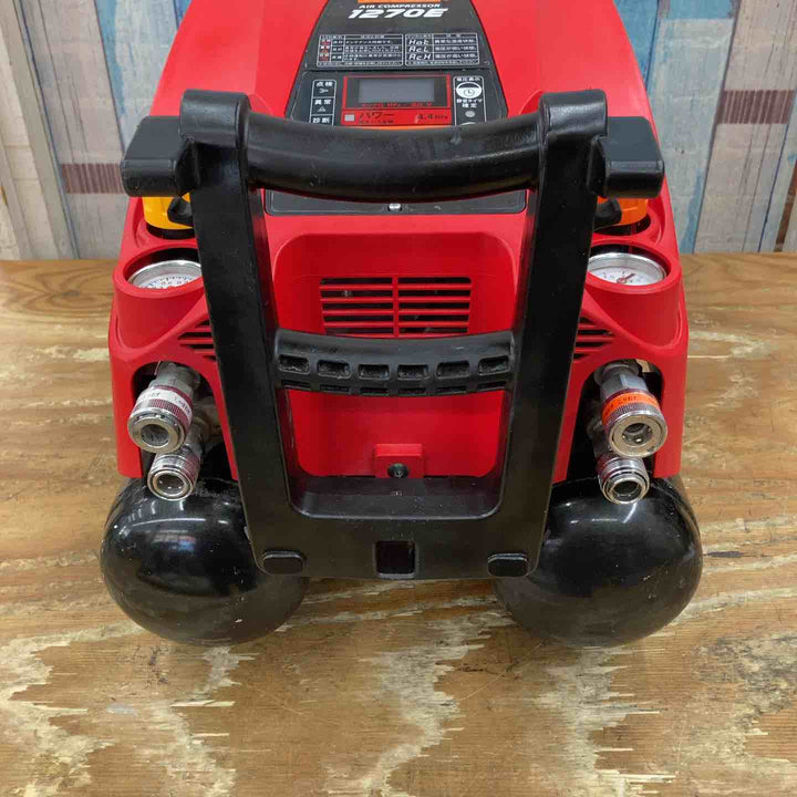 【中古品】★マックス(MAX) エアコンプレッサー AK-HL1270E_レッド 常高圧 11L【柏店】