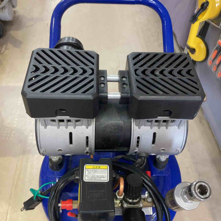 【店頭受取り限定】◇アストロプロダクツ 縦型 サイレント エアコンプレッサー 38L ブルー【町田店】