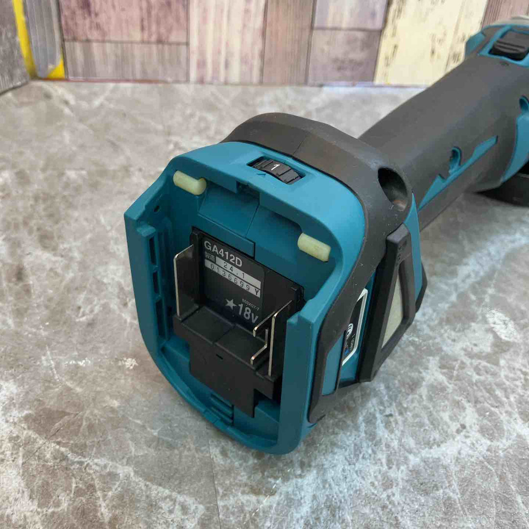 ★マキタ(makita) 100mmコードレスディスクグラインダ GA412DZ【八潮店】
