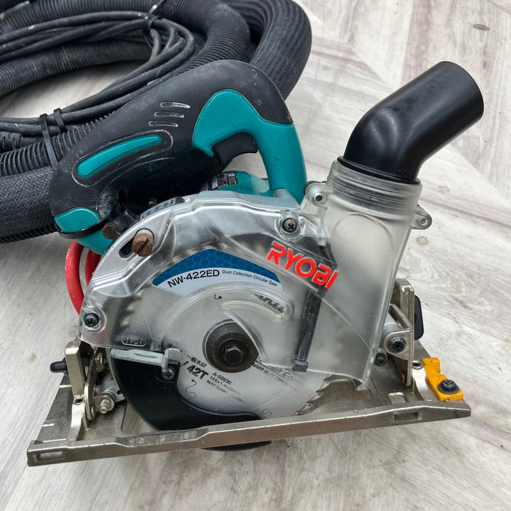 ◇リョービ(RYOBI) 電子集じん丸ノコ NW-422ED 乾湿両用集じん機 VC-125WPD セット品【越谷店】