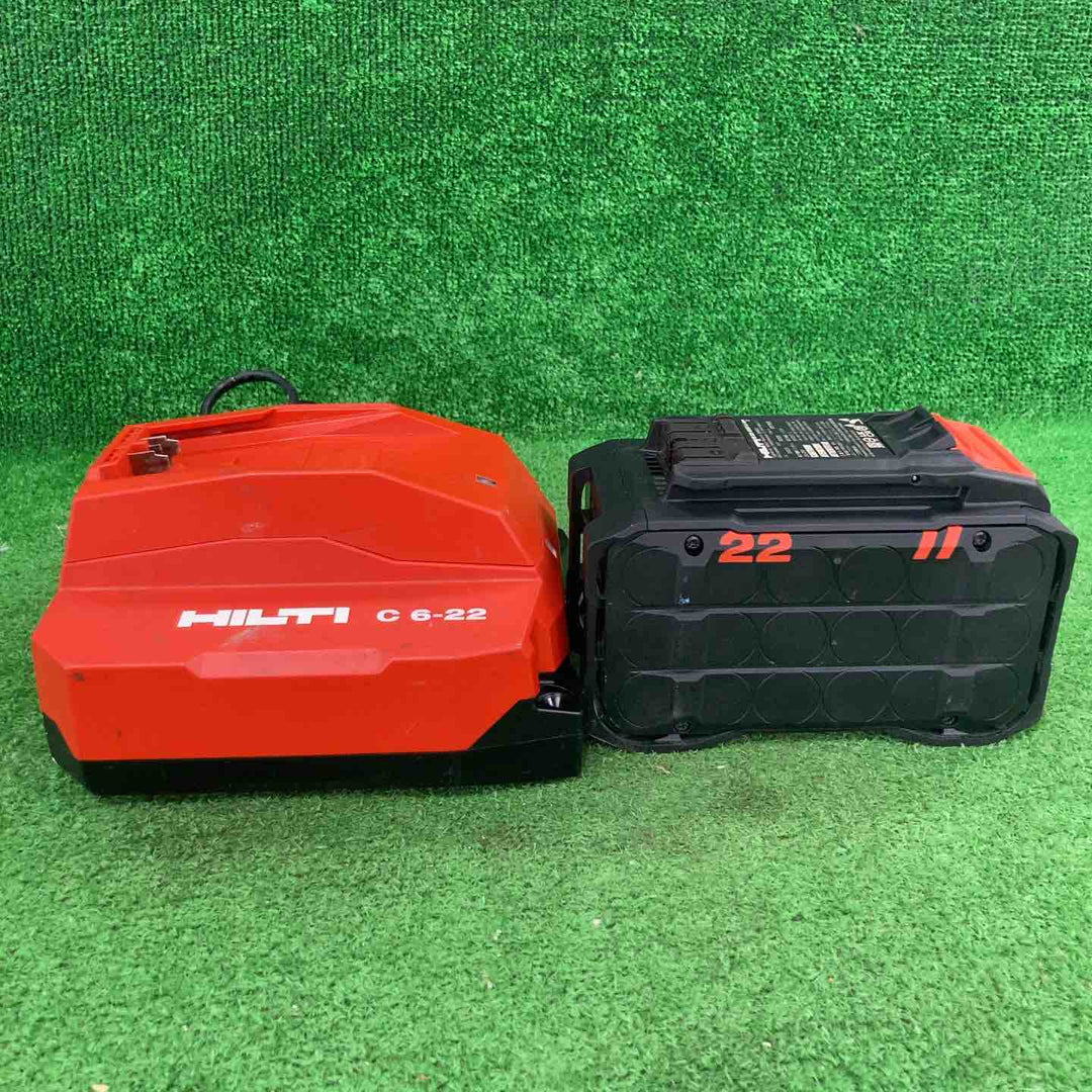 ヒルティ(Hilti) 急速充電器 C6-22 Nuron ニューロン&B22-255 Li-ior バッテリー【川崎店】